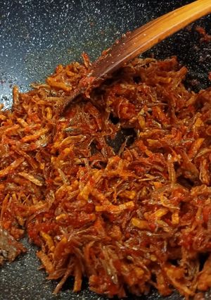 Foto resep Teri Tempe Pedas