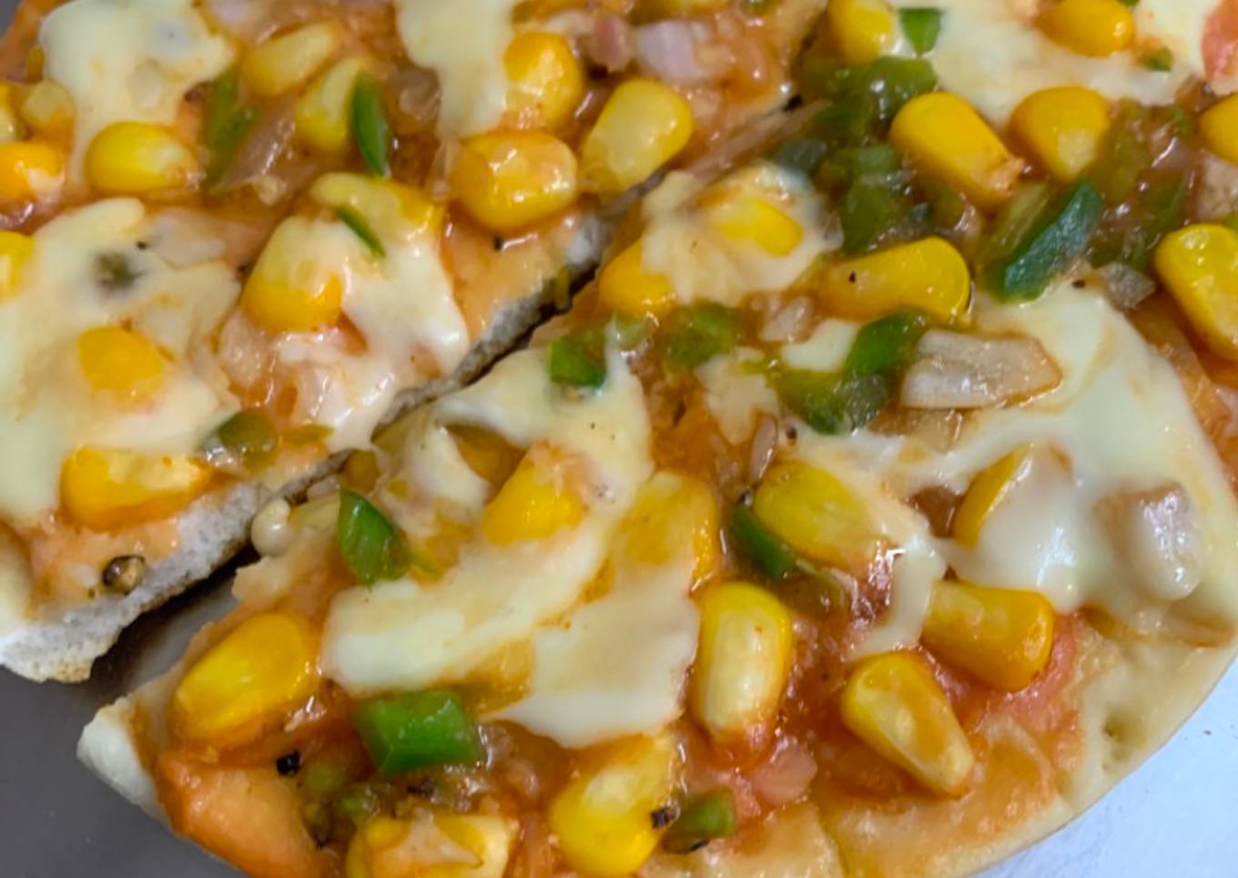 Corn pizza