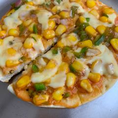 Corn pizza A picture of Corn pizza.
