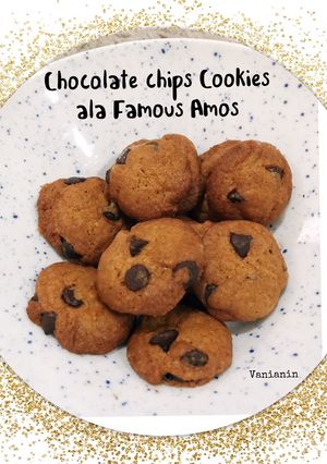 Foto resep Chocolate Chips Cookies ala Famous Amos