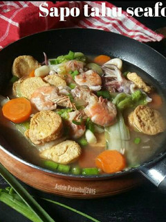 Foto resep Sapo tahu seafood