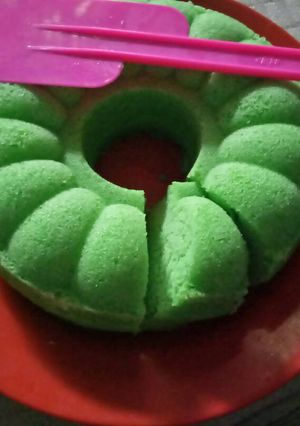 Foto resep Brownis kukus pandan