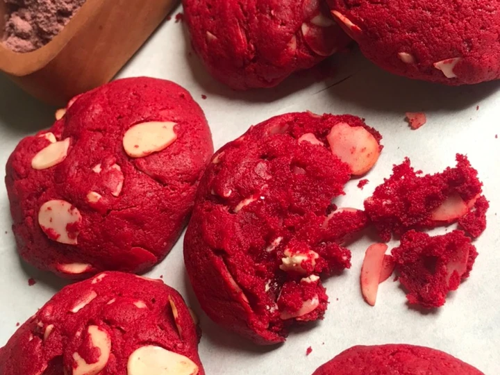 Langkah Gampang Membikin Resep Red Velvet Soft Cookies yang Enak Banget Anti Ribet, Mantap