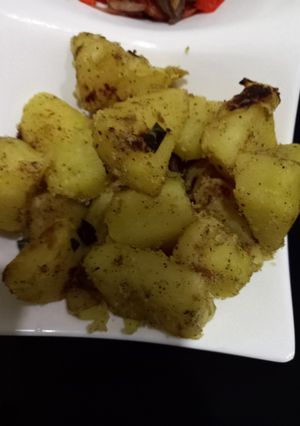 A picture of Pan grilled sweet potatoes.