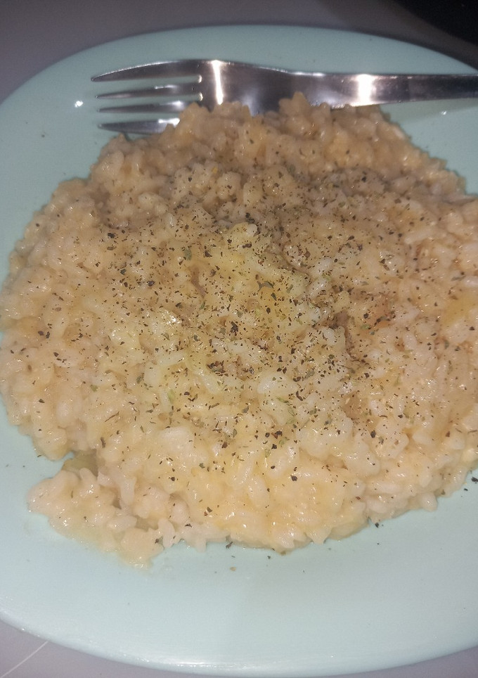 Una foto de Risotto a los cuatro quesos