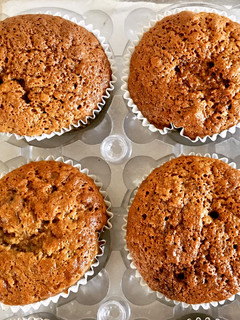 A picture of Healthy Banana bread muffin.