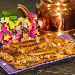 A picture of Sweet Plantain & Apple Breakfast Bake.