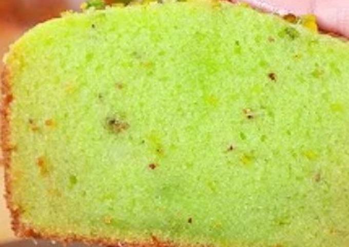 Steps to Make Super Quick Homemade Pistachio cake💚