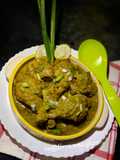 স্প্রিংঅনিয়ন চিকেন কারি /গ্রীন চিকেন কারি(spring onion chicken curry recipe in bengali)