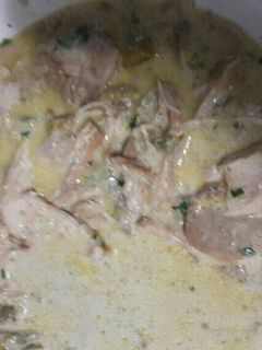 صورة لوصفة صدور دجاج بالكريمه 😋😋
