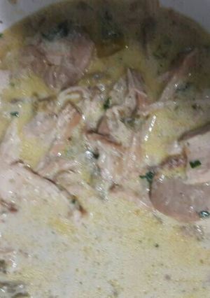 صورة لوصفة صدور دجاج بالكريمه 😋😋