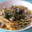 Spaghetti con lupini di mare