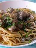 Spaghetti con lupini di mare