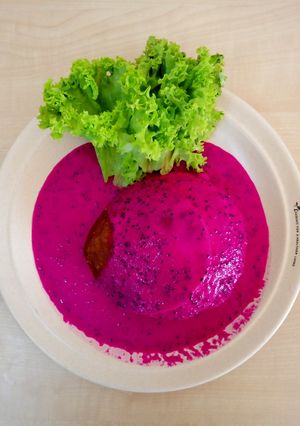 Foto resep Pancake buah naga