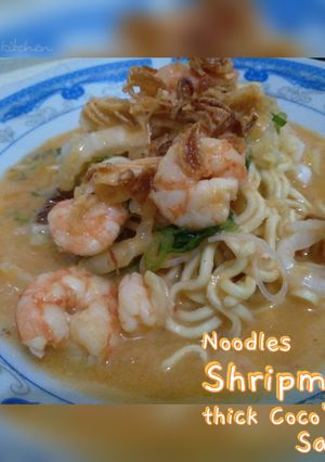 Foto resep Mie Kuah Susu Kelapa