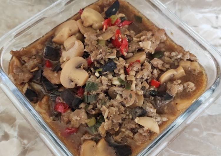 Tahu Kukus Daging Cincang