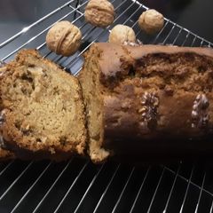 A picture of Coffee Walnut Loaf Cake.