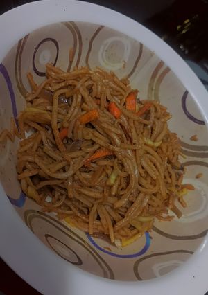 A picture of Hakka Noodles.