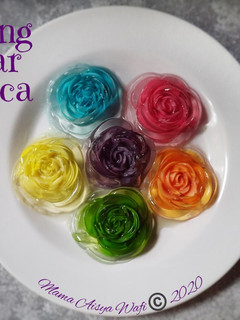 Foto resep Puding Mawar Kaca