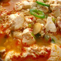 A picture of Soondubu Jjigae (Korean Soft Tofu Stew) for 2.
