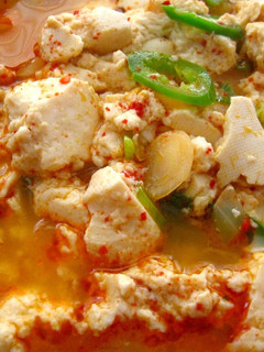 A picture of Soondubu Jjigae (Korean Soft Tofu Stew) for 2.