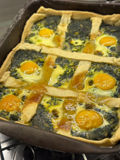 Una foto de Tarta Pascualina 🥬🧅🥚