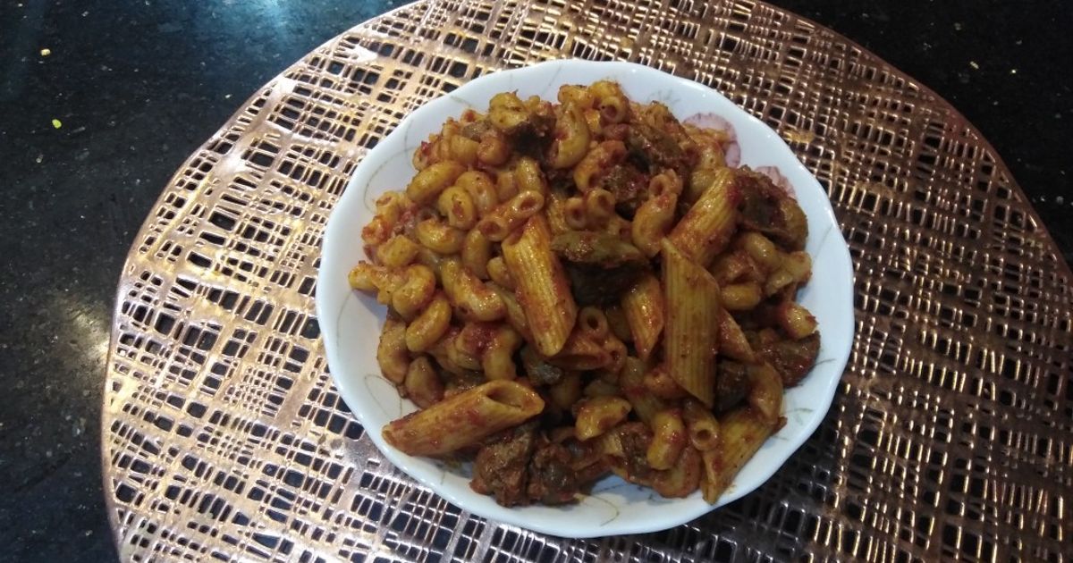 طريقة عمل مكرونه بالكبد والقوانص على اصولها بطريقة سهلة وسريعة من 🍴CoCo ...