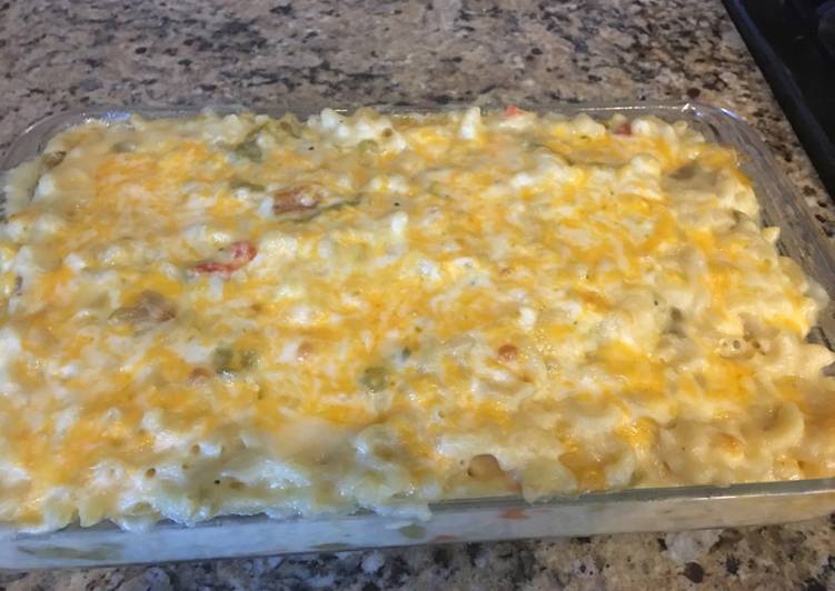 Recipe of Super Quick Homemade Chile Mac and Cheese