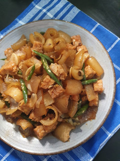 Foto resep Tumis Kikil Tempe Cabe Hijau