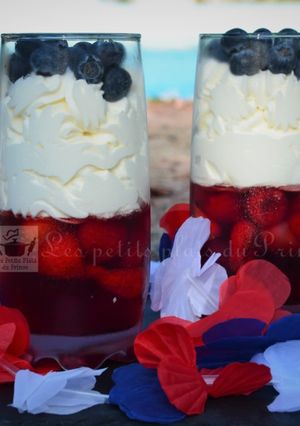 Une photo de Coupe bleu blanc rouge pour le 14 juillet