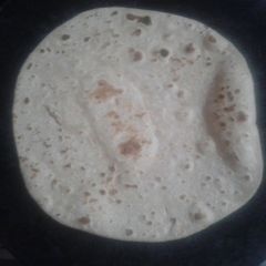 Whole wheat puffy chappati A picture of Whole wheat puffy chappati.