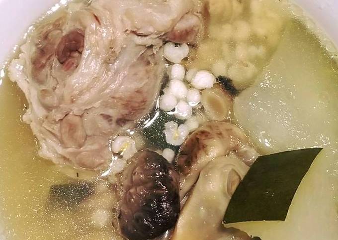 《滋陰去濕》冬瓜薏米螺頭湯 食譜成品照片
