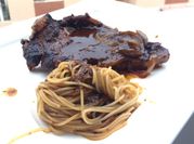 A picture of roasted lamb chops recipes