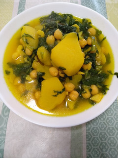 Una foto de Garbanzos con bacalao