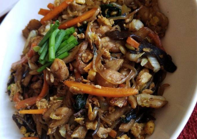 Cara Gampang Membuat Japchae korea #ketopad #debm yang Lezat Sekali