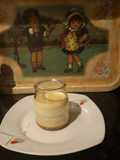 Cuajada de chocolate blanco con edulcorante