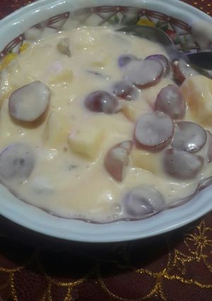 Foto resep Salad buah apel dan anggur
