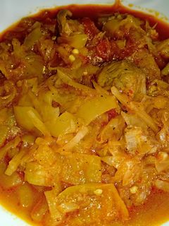 Húsos-káposztás lecsó recept fotója