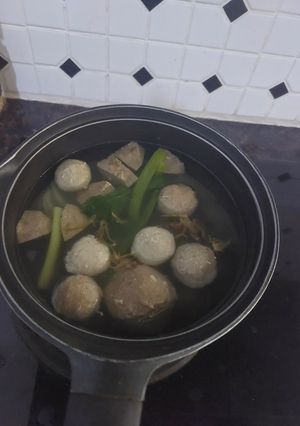 Foto resep Lauk cepat : sop bakso