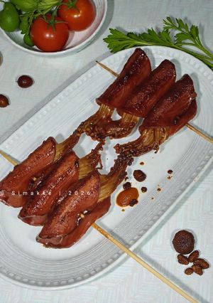 Foto resep Smoked Beef Roll Enoki BBQ