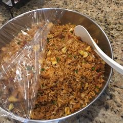 A picture of Arroz Chaufa (Peruvian Chicken Fried Rice).