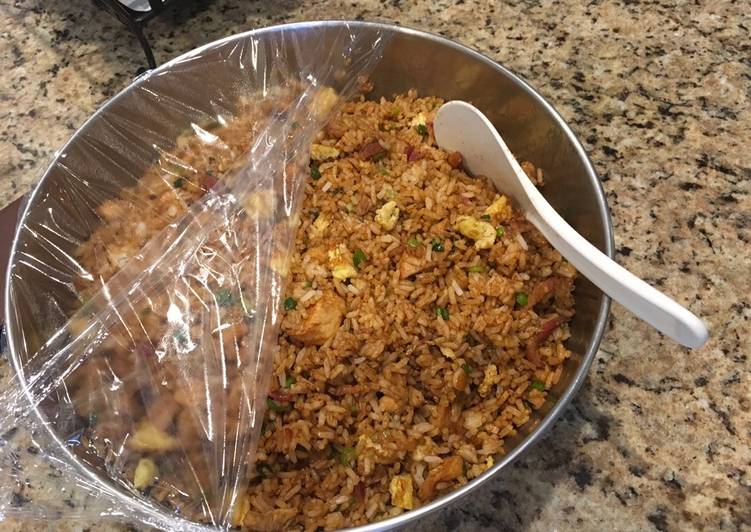 Steps to Make Homemade Arroz Chaufa (Peruvian Chicken Fried Rice)