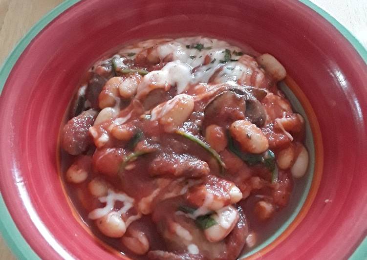 Steps to Make Speedy White Bean Marinara