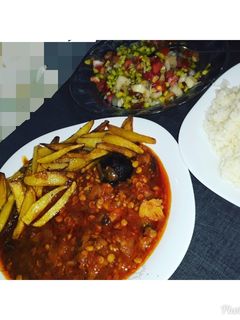 عکسی از دستور قیمه بادمجان