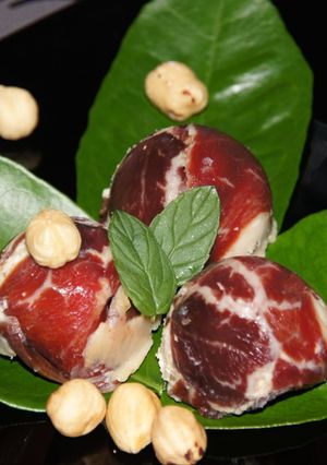 Una foto de Bombones de Jamón Ibérico de Bellota