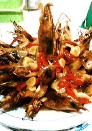 Foto resep Udang bakar saus asam manis pedas