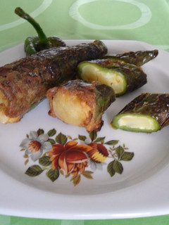 Una foto de Pimientos rellenos de tortilla de patatas
