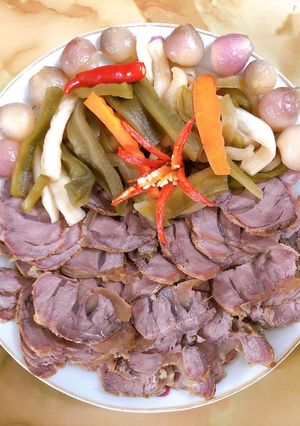 Hình của món RAU CỦ CHUA NGỌT ĂN TẾT:.