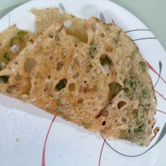 A picture of Instant healthy rava sooji dry fruits dosa.