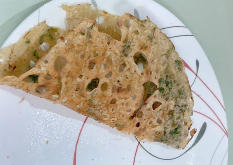 Recipe of Any-night-of-the-week Instant healthy rava sooji dry fruits dosa